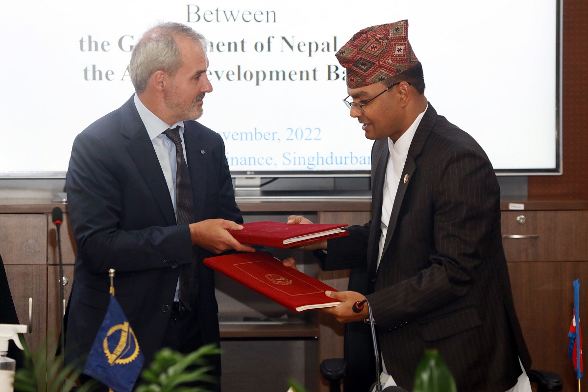 नेपाल र एसियाली विकास बैंकबीच सहमति